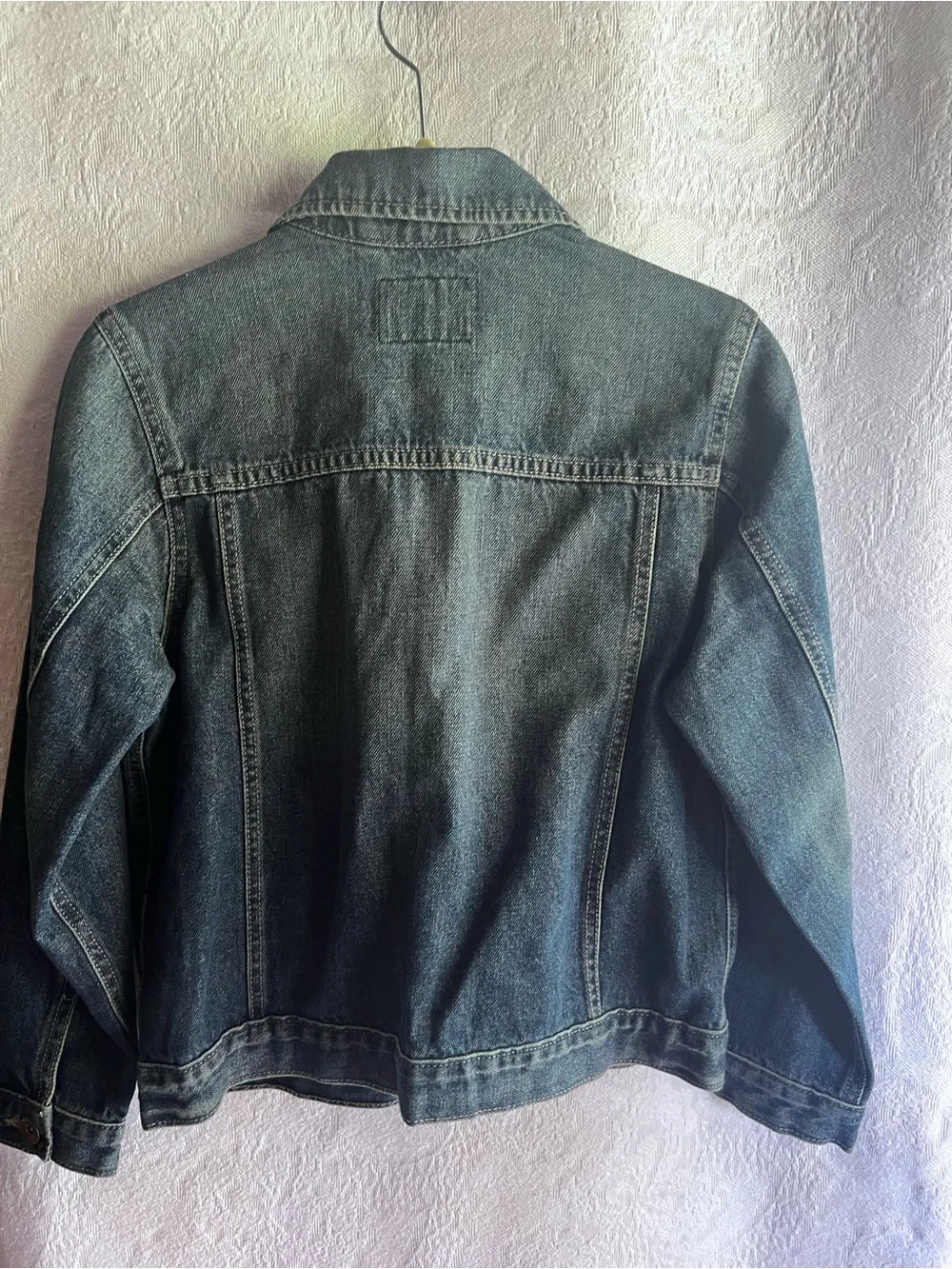 The Children’s Place Dark Blue Washed Denim Jacket